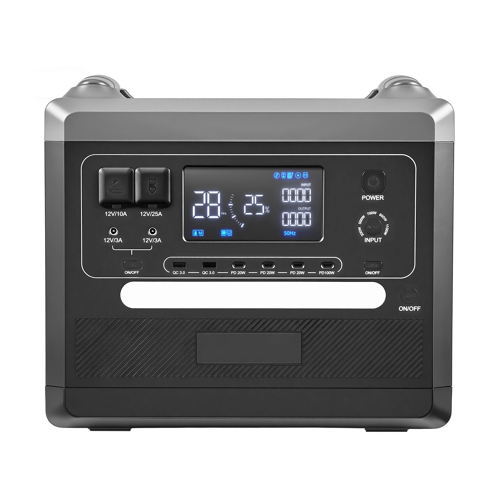 Uimoso Portable Power Station Solar Generator 2400W 2160Wh with 10 Outputs