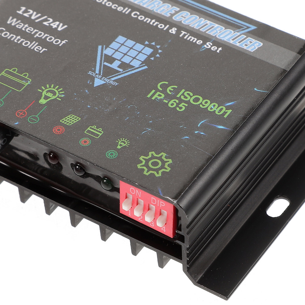 1 Set Solar Charge Controller 12V 24V 10A Solar Panel Charging Battery Regulator