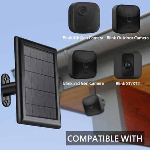 5W Solar Panel Charger with 3500mWh Internal Battery – 2 Pack – Black