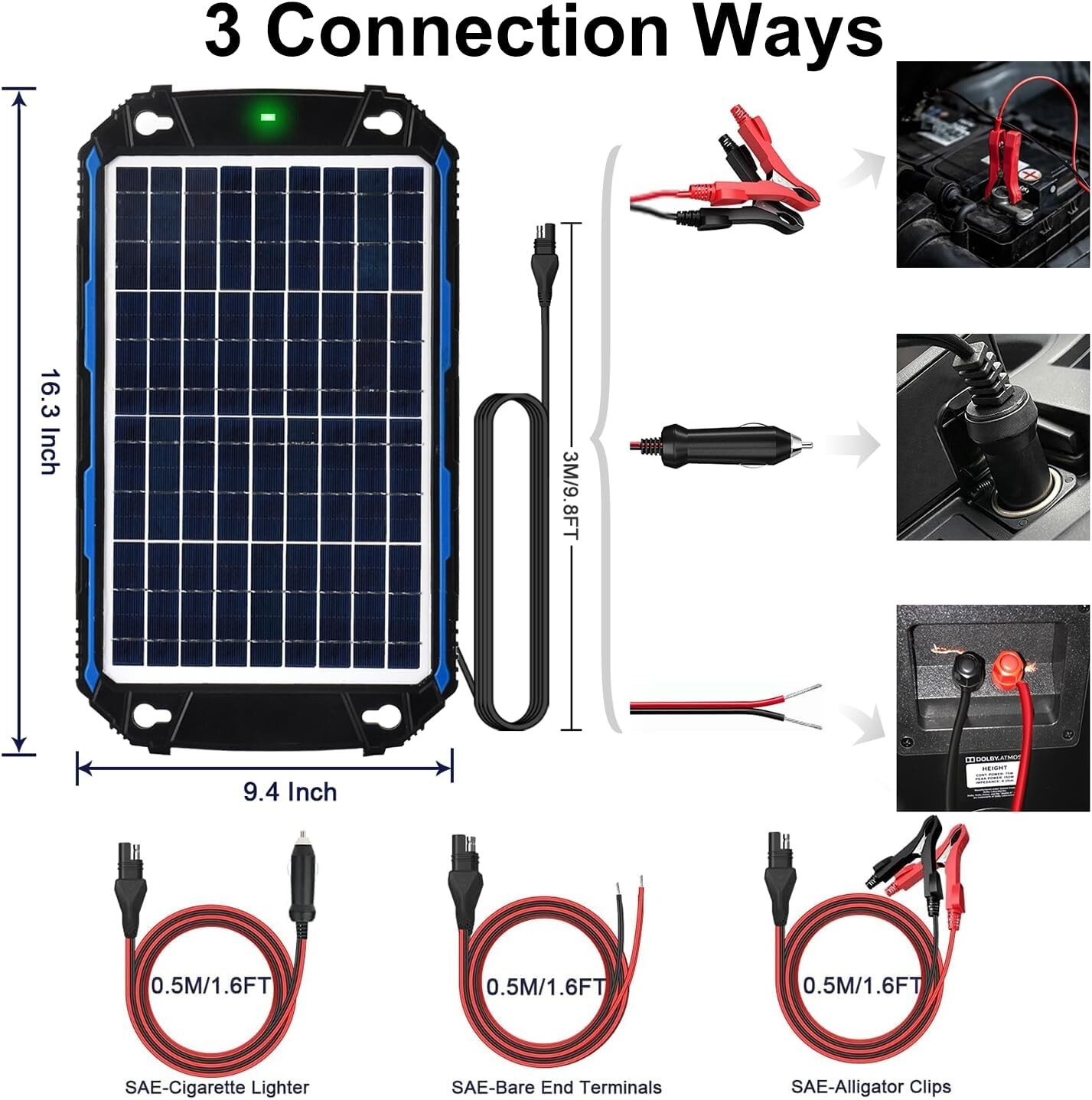 Advanced 10W Solar Battery Charger with MPPT Tech – Unmatched Outdoor Durability