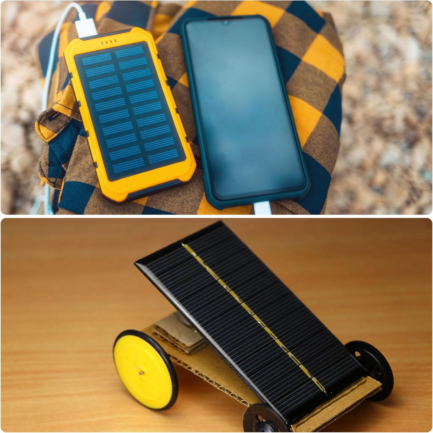 5V 2W 0.4A Mini Solar Panels, 3.2M Wire DC Connector Polycrystalline Solar Cell