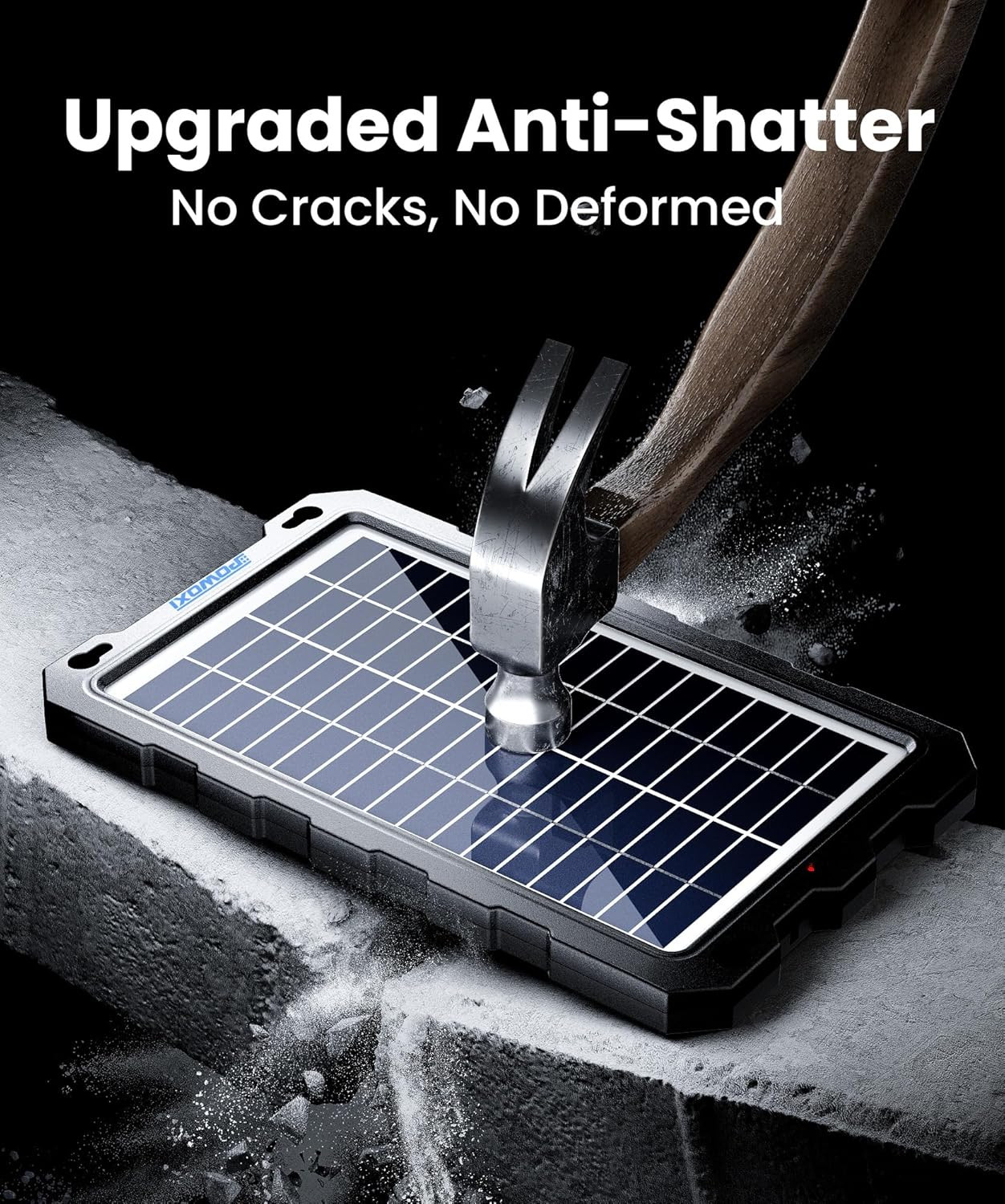 Upgraded 7.5W-Solar-Battery-Trickle-Charger-Maintainer-12V Portable Waterproof S