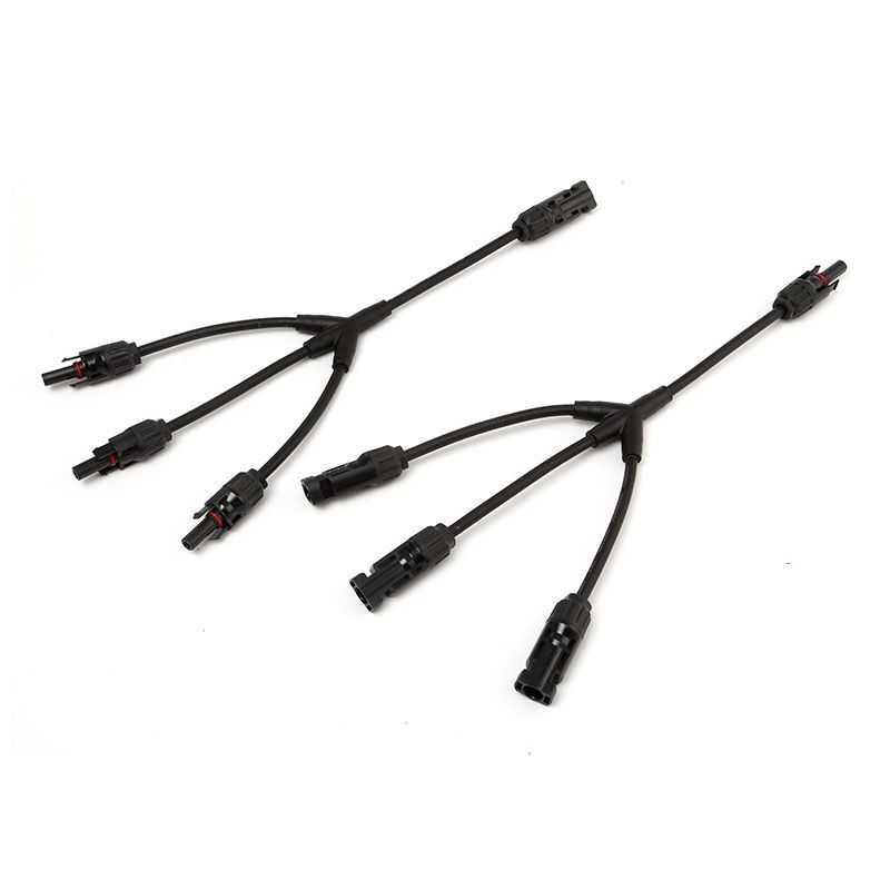 PV Connector Y Type Parallel Connection Solar Panel System Waterproof Connector