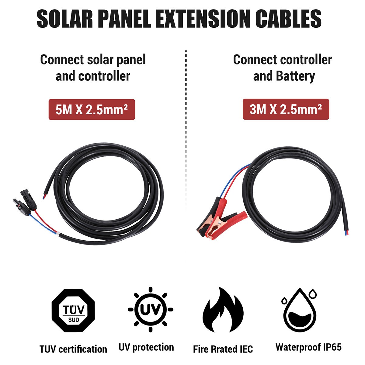 Complete 5000W Inverter with Solar Panel Controller Off Grid For Home Camper RV