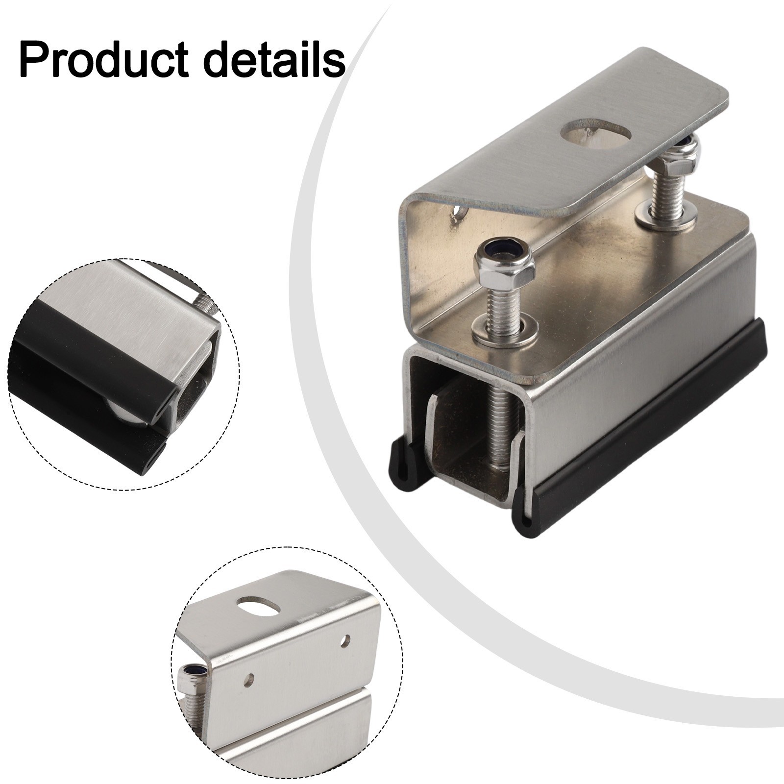 Rooftop Stability Bracket Set in Stainless Steel for RV and Yacht Cargo