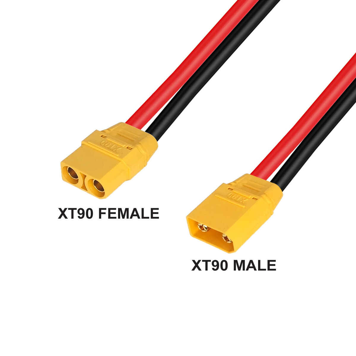 10 AWG XT90 to XT90 Female to Male Cable for RC Lipo Battery Solar Panel Cable