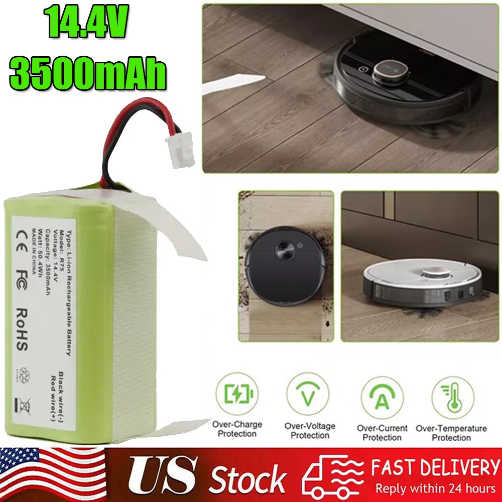 14.4V 3.5Ah Rechargeable Li-ion Battery for Shark Ion R75 R85 RV761 RV850C NEW