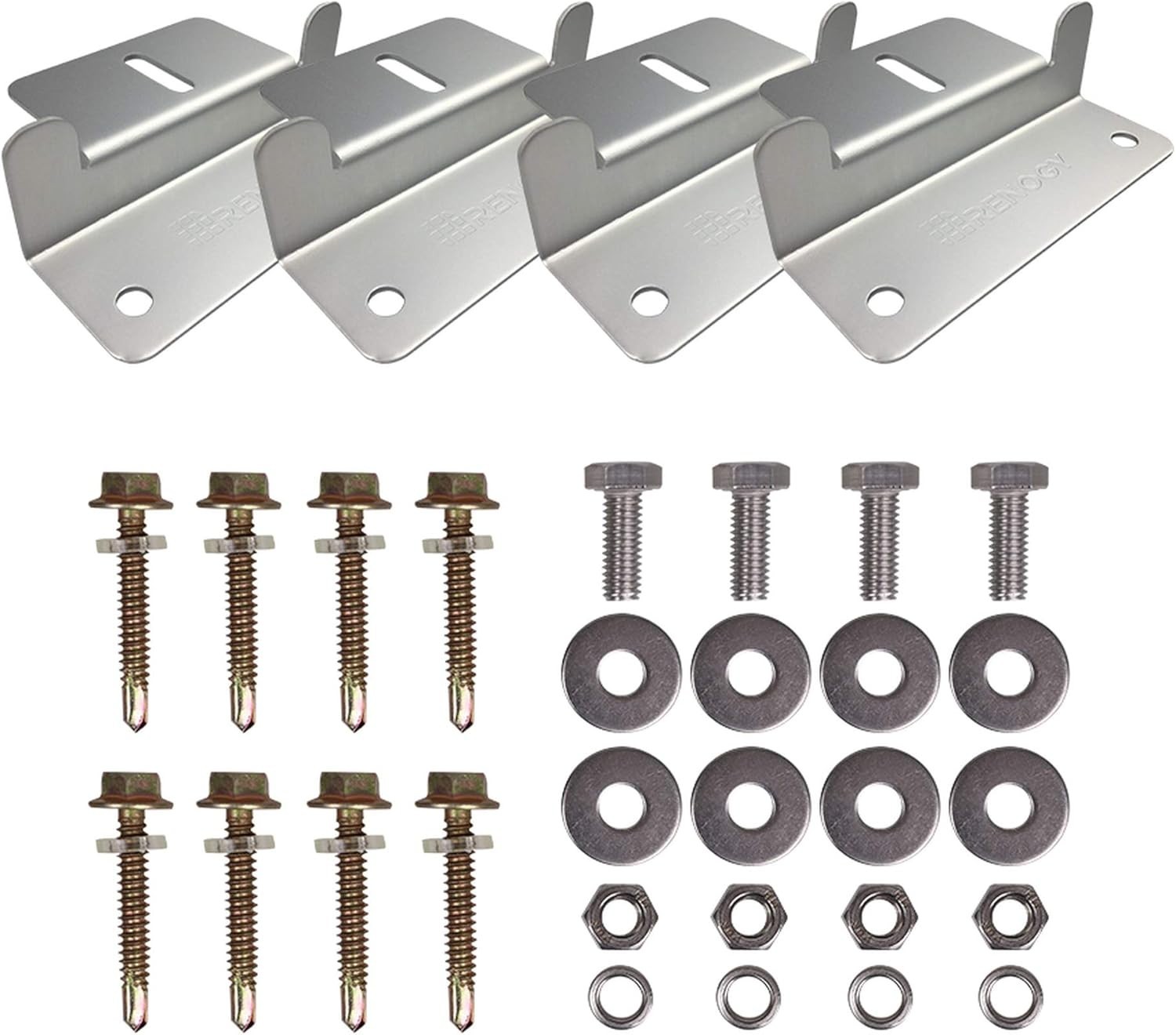 Renogy Z Bracket Set – Lightweight Aluminum for Easy Solar Panel Installations