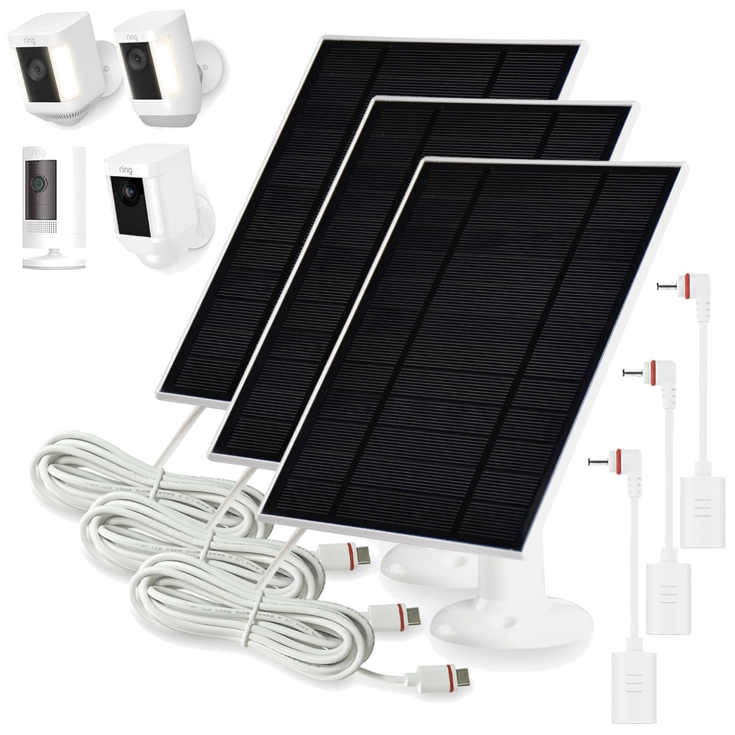 Solar Panel for Ring Stick Up and Spotlight