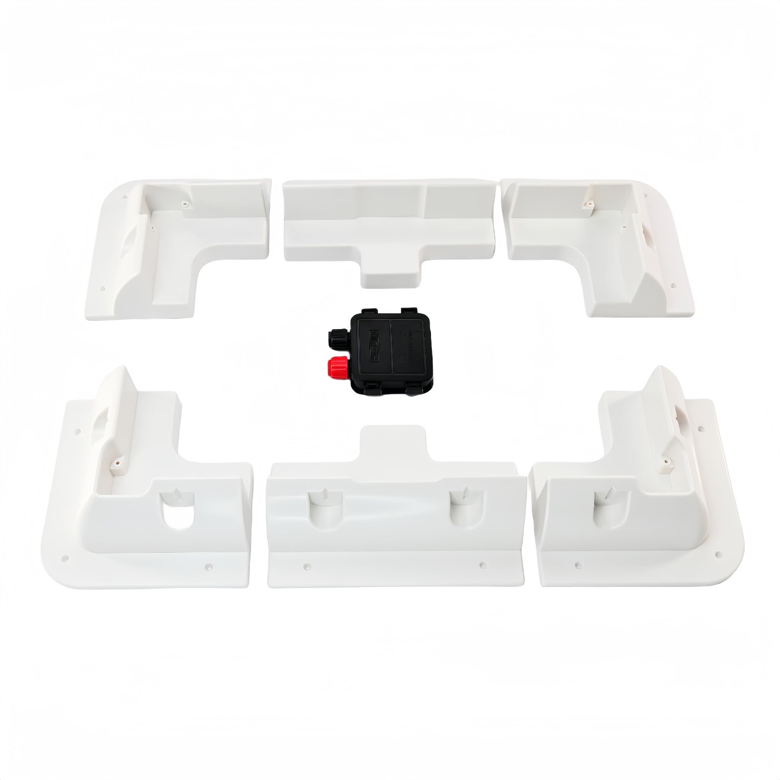 7PCS Solar Panel Mounting Brackets Kit – Strong Roof Mounts for RVs, Vans, Boats