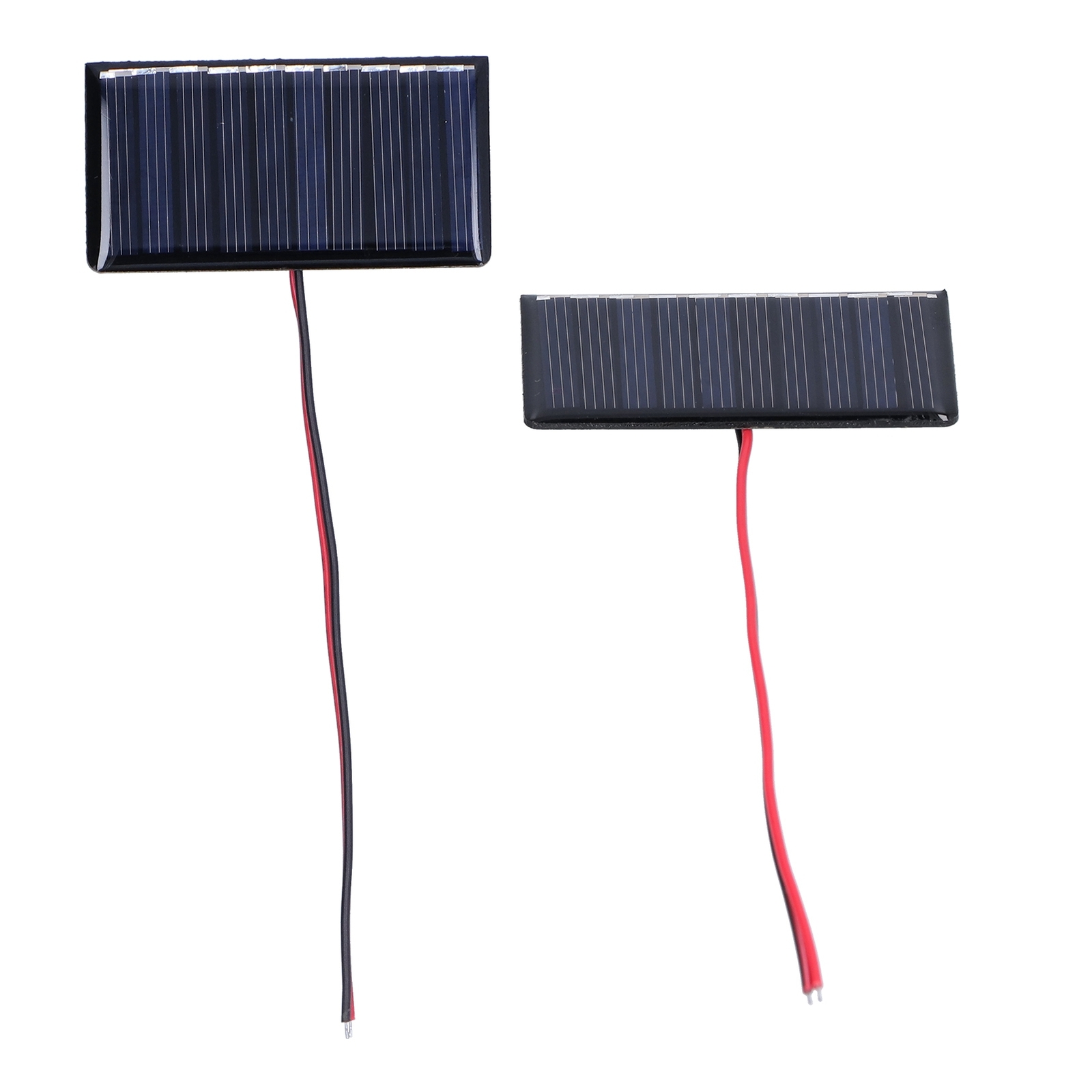 2Pcs Micro Mini Solar Cells 68x36mm 0.3W 5V Polysilicon Micro Solar Panel