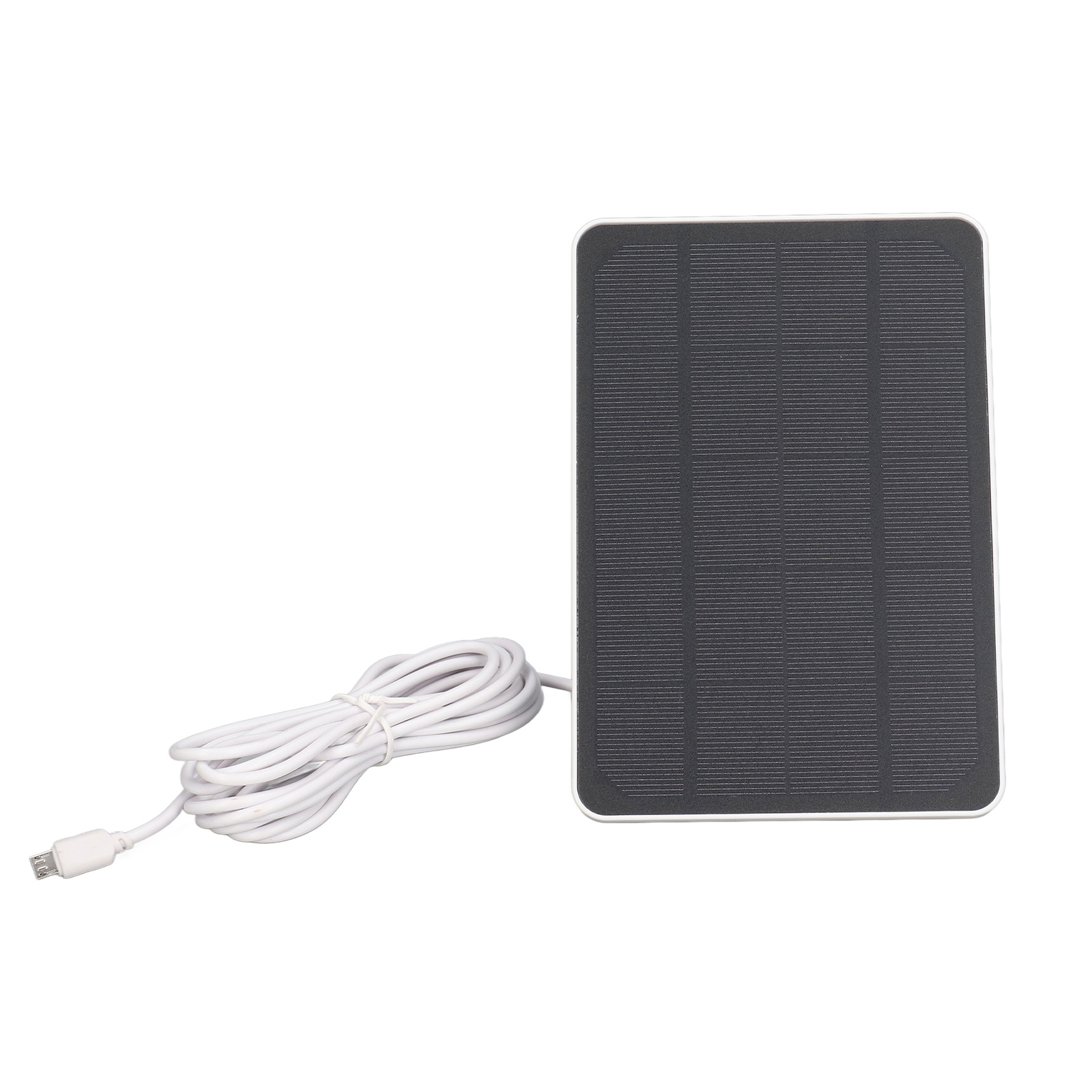 Solar Panel 4W Battery Charger Micro USB Camera Charging Solar Panel White