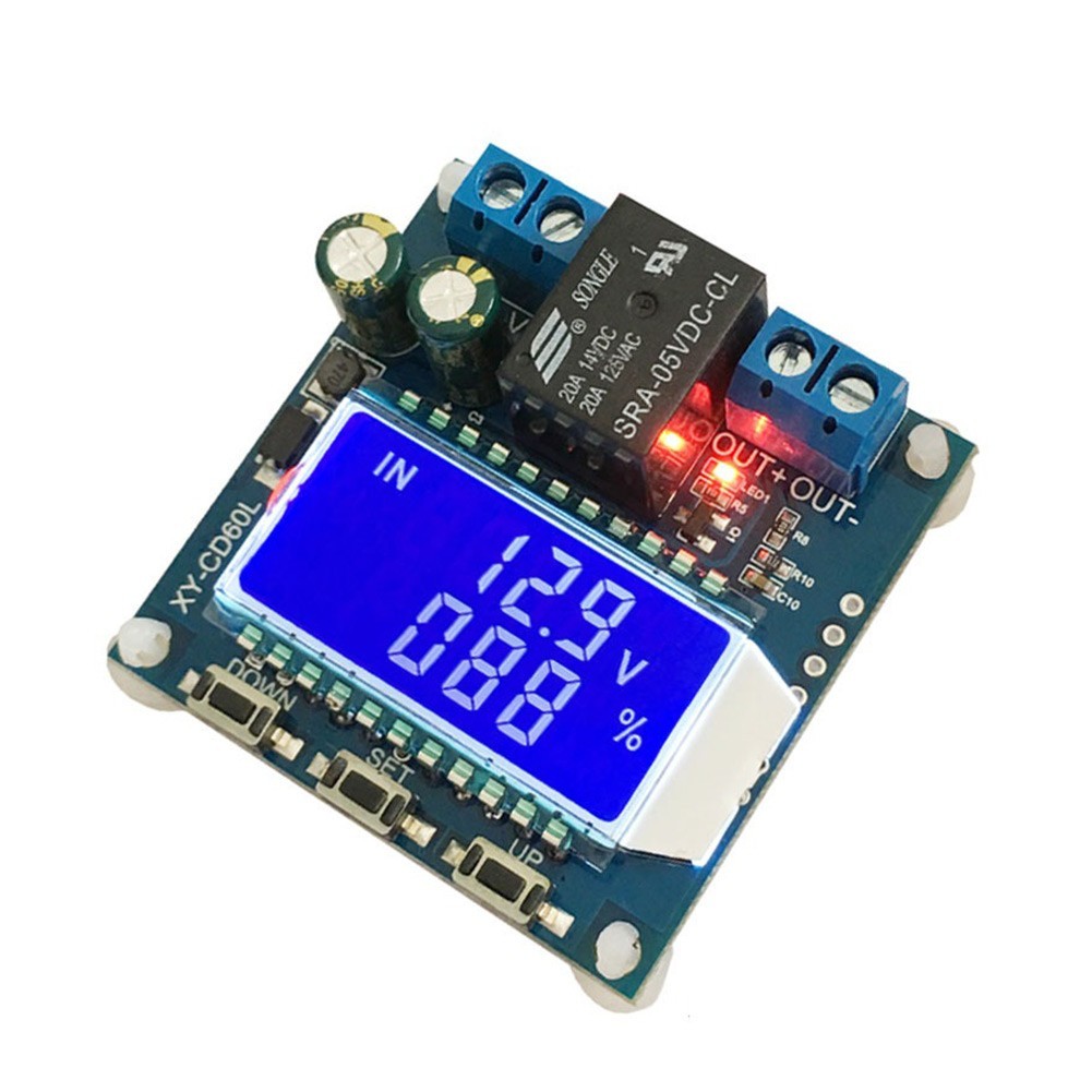 Solar Charge Controller for Batteries Adjustable Parameters LCD Screen