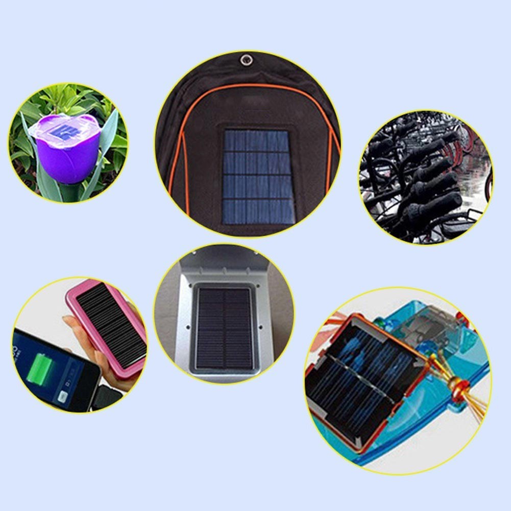 Set of Twenty Compact Solar Panels Great for Household and Outdoor Use