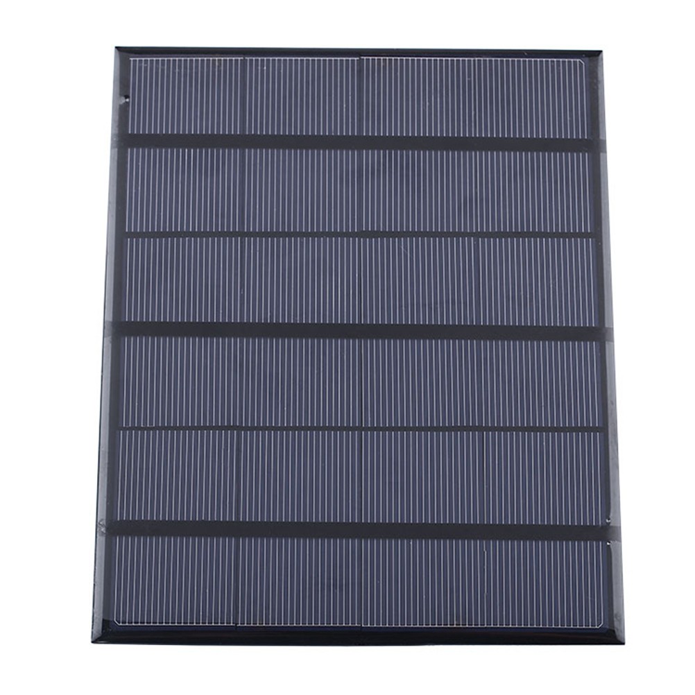 Black Durable Solar Panel 6V 3.5W USB Battery Charger for Solar Power Supply