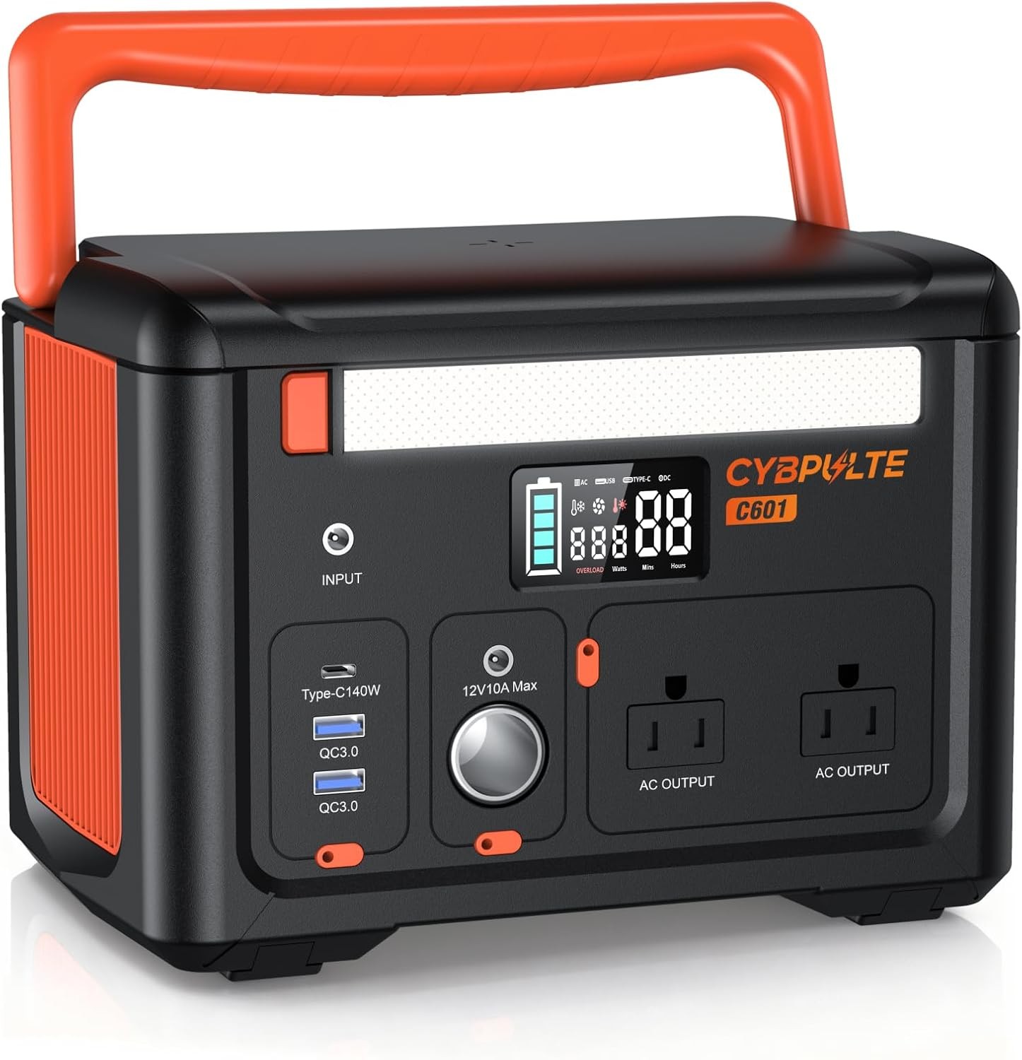 Portable Power Station 600W 299Wh Fast USB-C Camping