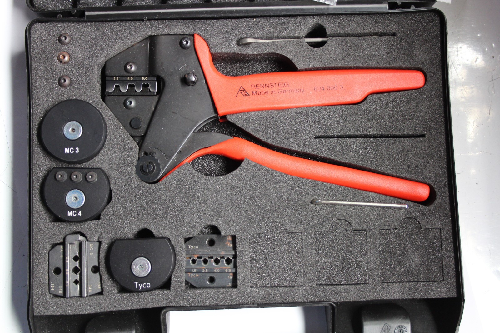 RENNSTEIG Solar Crimp Set for MC4/MC3 & MORE KIT FOR TYCO KOFFER SET GERMANY