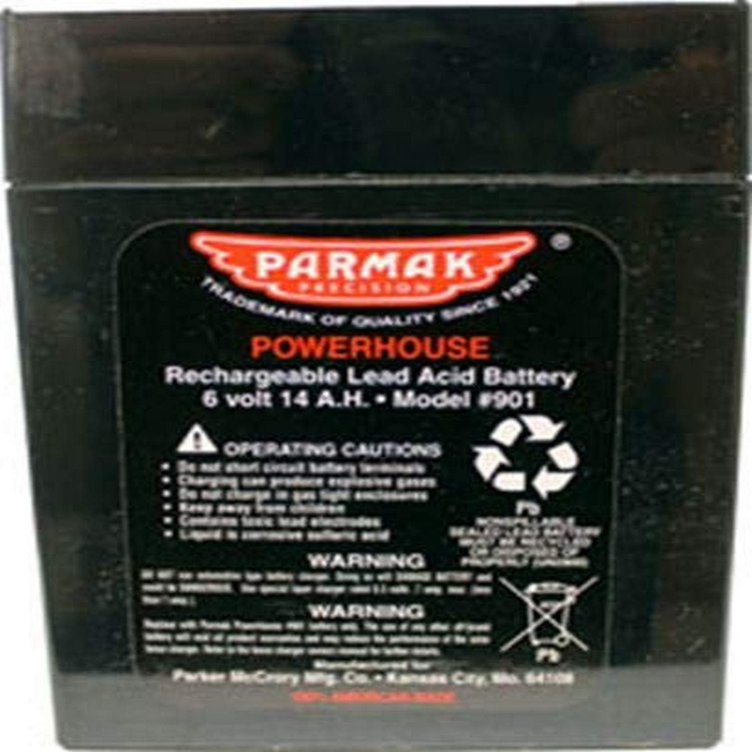 6V 14Ah Gel Cell Battery For Electric Fence Solar Power Charger 901 NonHazardou
