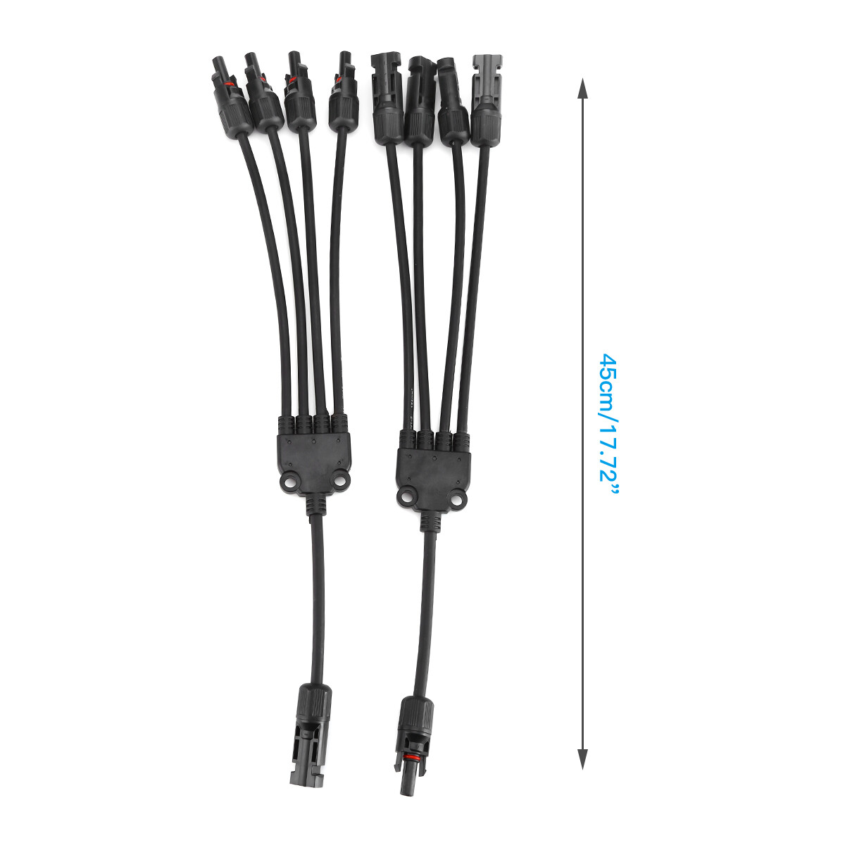 Solar Panel Connectors Y Branch Parallel Adapter Cable Wire Plug Tool Kit B6