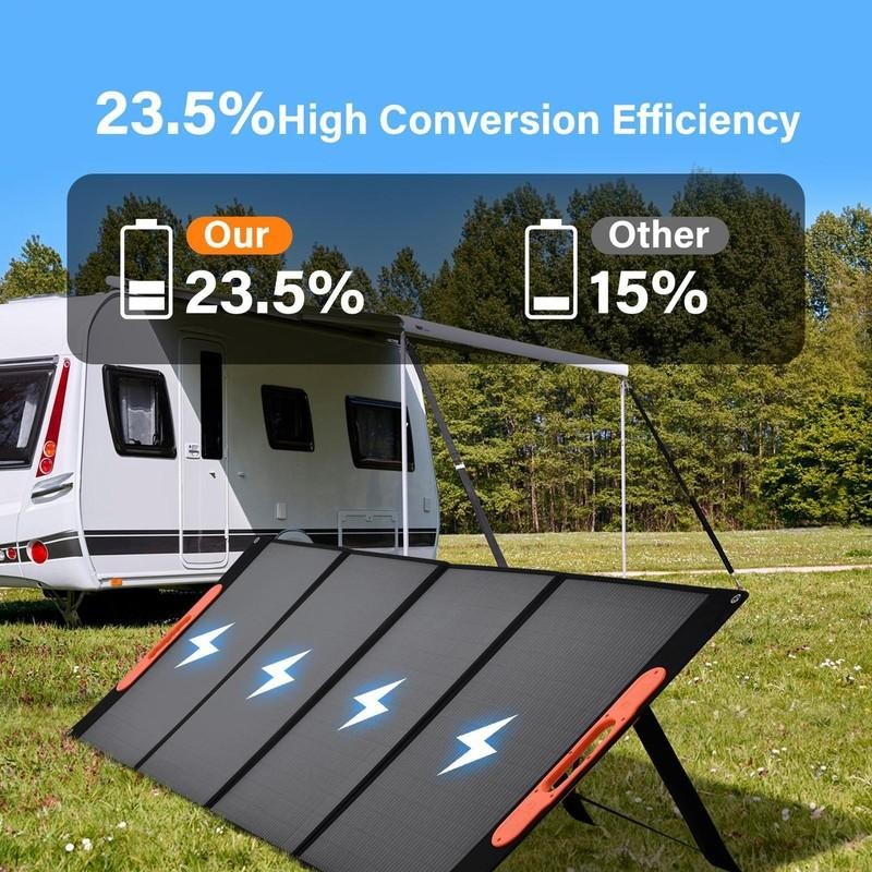 400W Portable Solar Panel Waterproof IP66 Foldable Solar Panel kit Brand New—