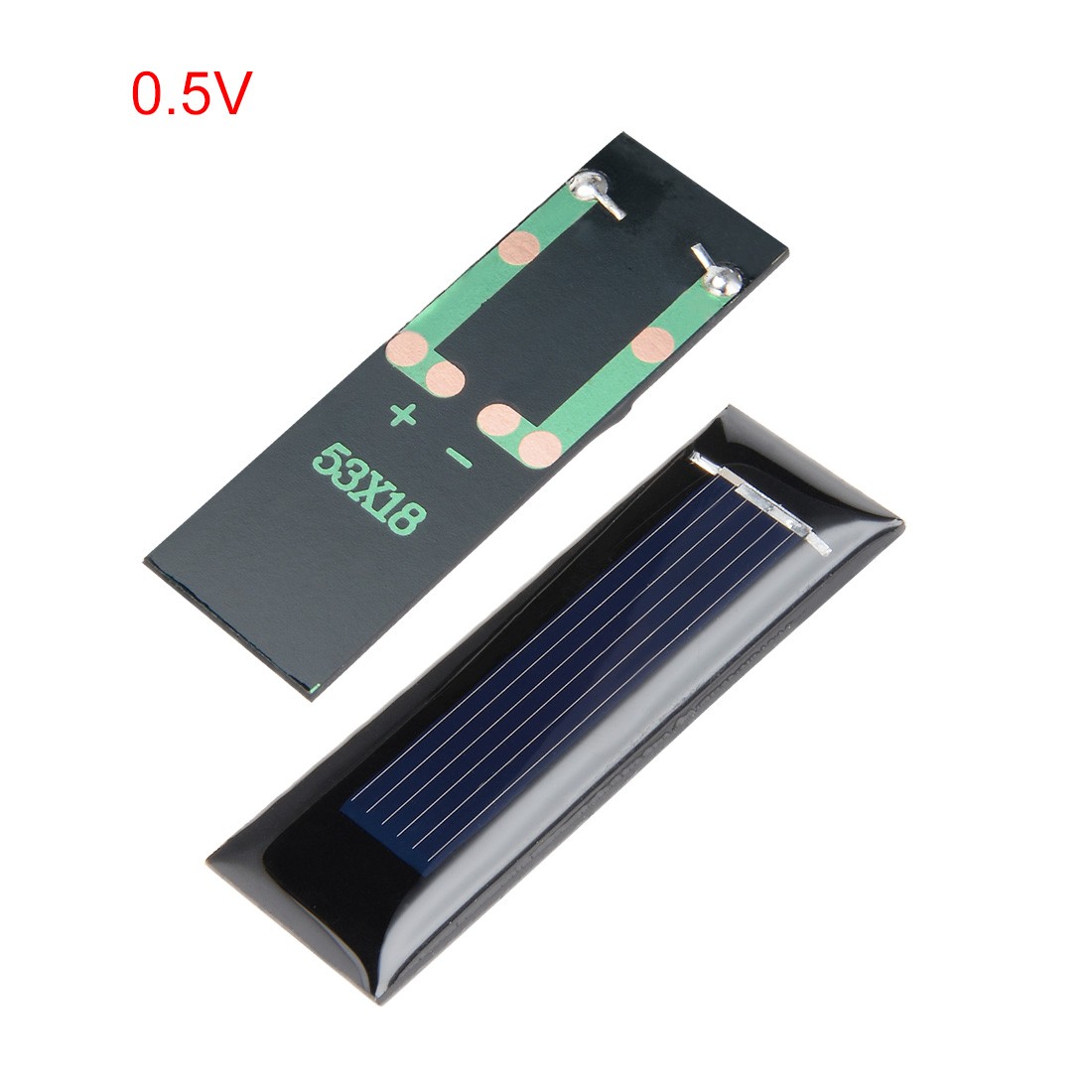 5Pcs 0.5V 100mAPoly Mini Solar Cell Panel Module DIY for Phone Toys Charger