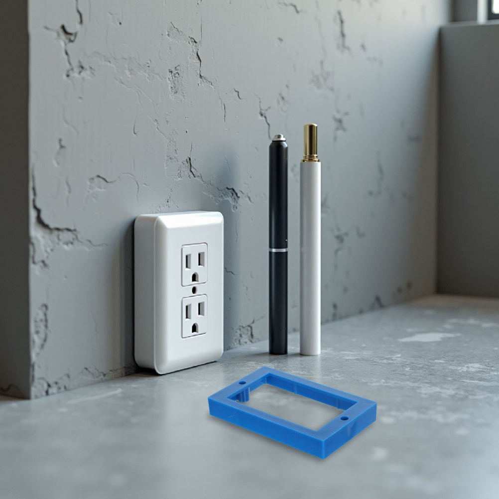 6pcs Single Gang Receptacle Outlet Box Extenders with Screws, Receptacle