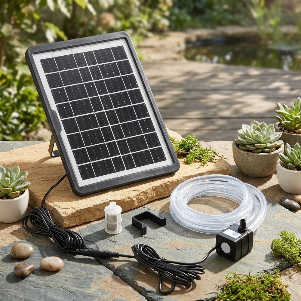 6W9V Submersible Pump Effortlessly Harness Solar Energy for Your Aquarium