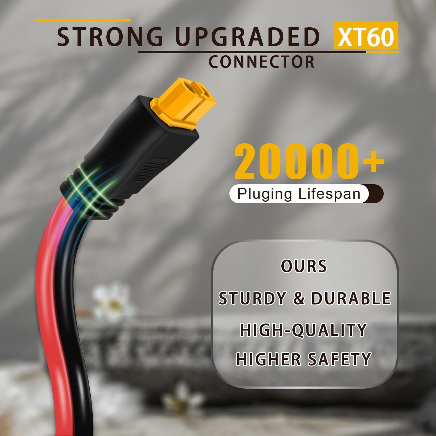 Solar Panel Cable Ecoflow Anker 10AWG MC4 to XT60