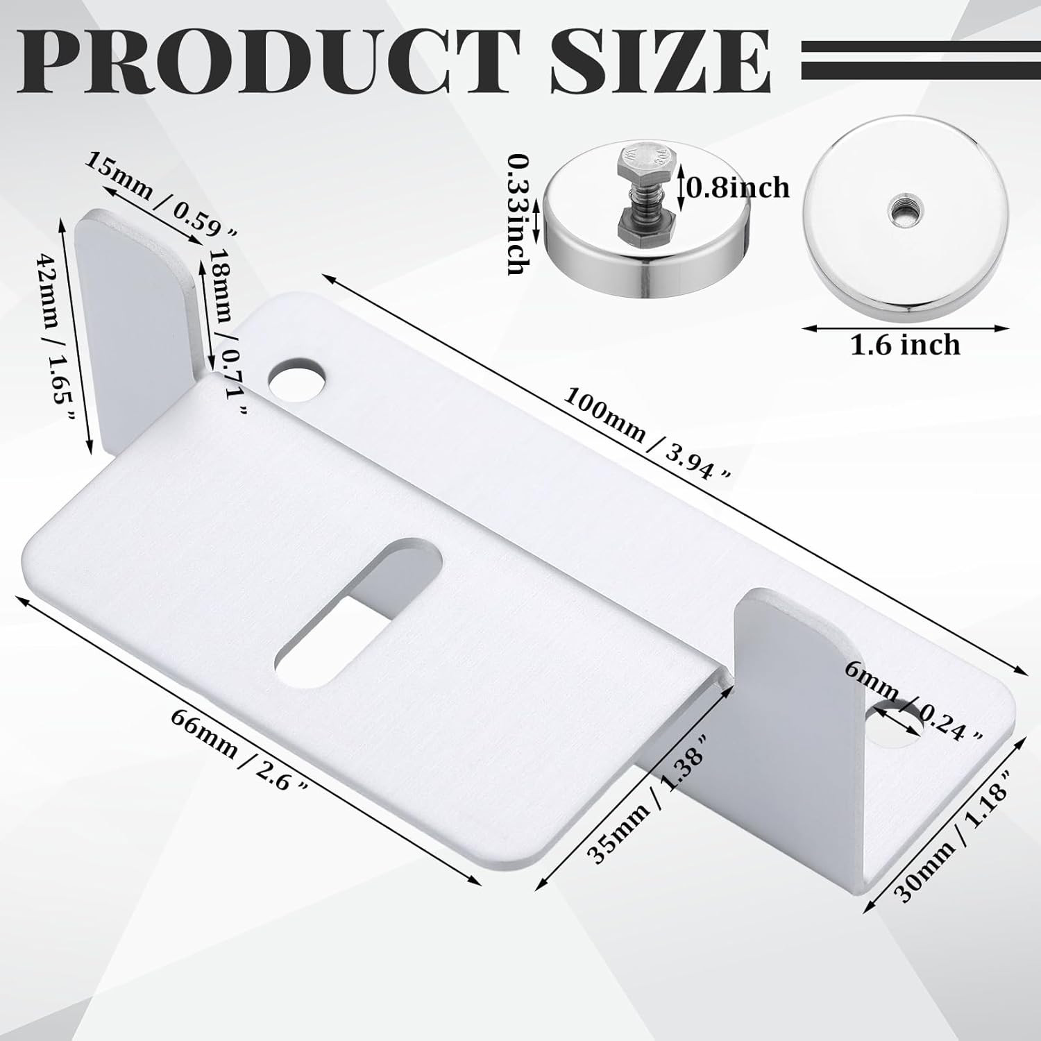 1200 Lbs No Drill Magnetic Solar Panel Mount Bracket Solar Panel Mounting Z Brac
