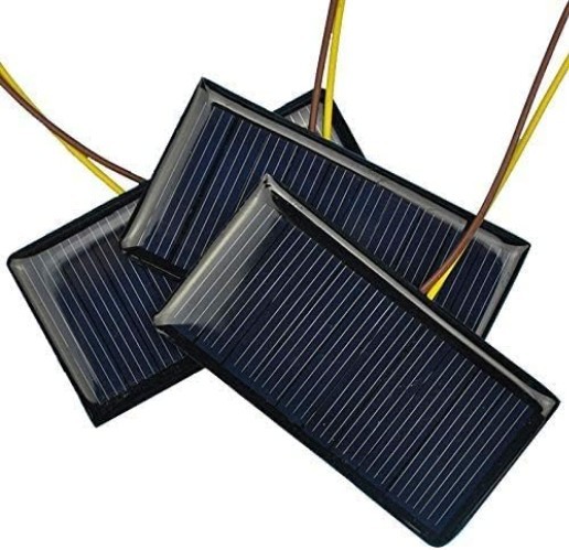 10Pcs 5V 60mA Mini Polycrystalline Solar Panels Cells 68mmx37mm/2.67″x1.45″ f…