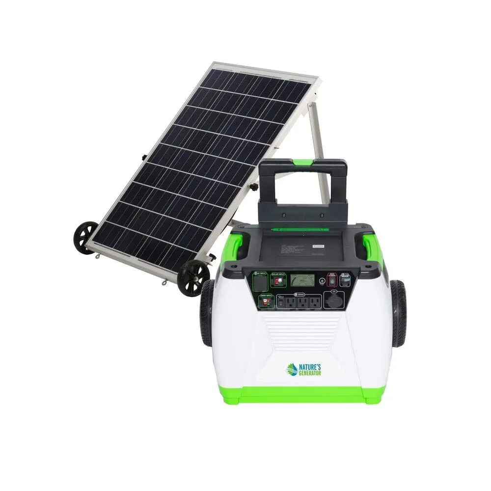 Nature’s Generator – 1800W Solar & Wind Powered Generator – Gold System