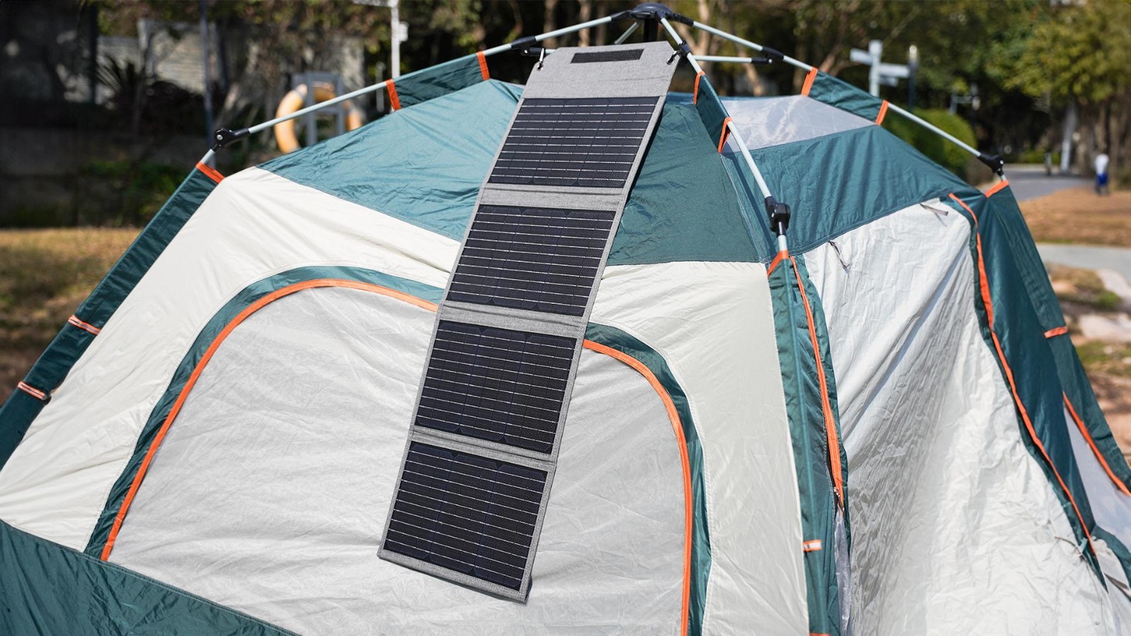 MHPOWOS 40 watt USB Solar Panel Type C Solar Panel Charger Foldable for Camping