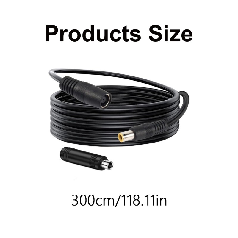 DC7909 Female to Male Extension Cable for Solar Generators with DC8020 Adapter