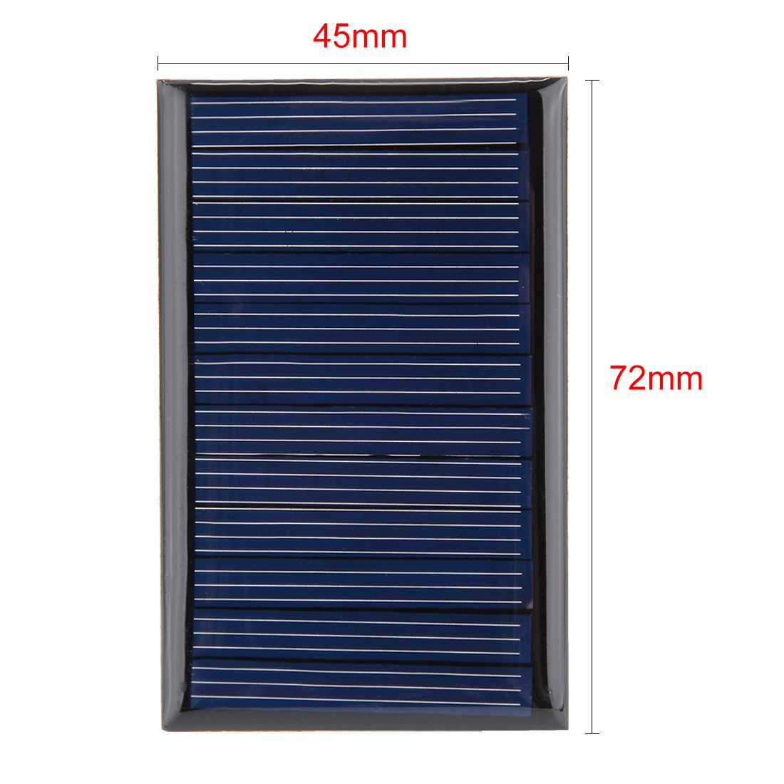 5 Pcs 6V 60mA Poly Mini Solar Cell Panel Module DIY 72mm x 45mm