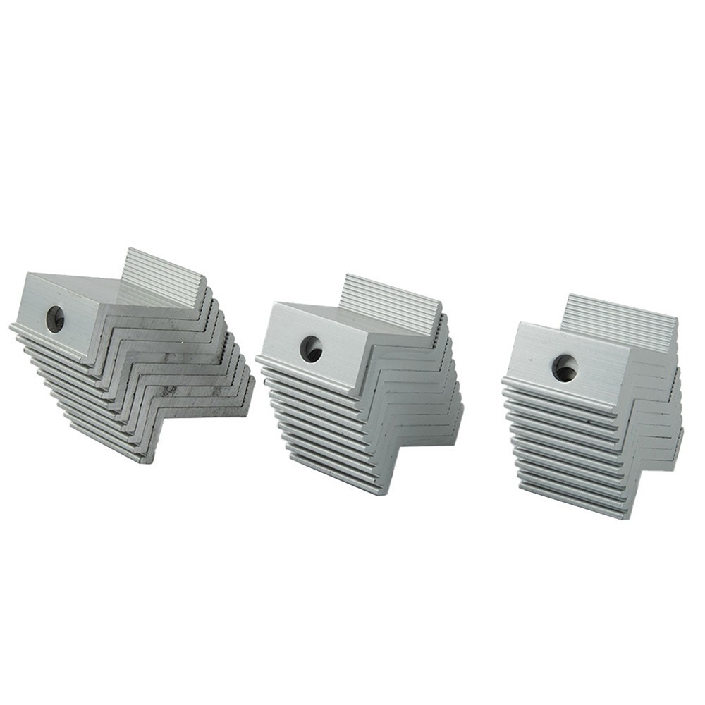 10Pcs Solar Panels Mid Clamps for Unistrut Aluminium Panel Brackets 30Mm/35Mm US