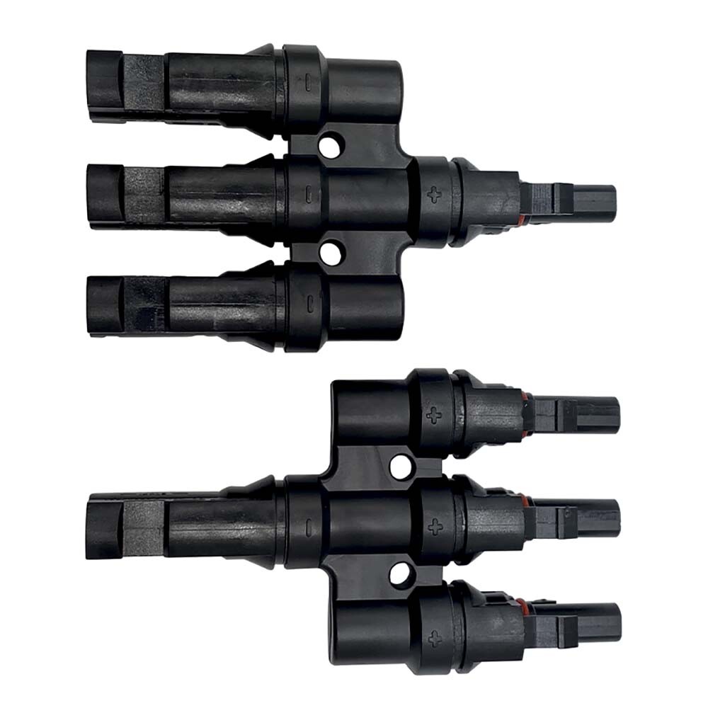 Solar Panel Y / T Branch Cable Connection Waterproof Adapter Connector Extension