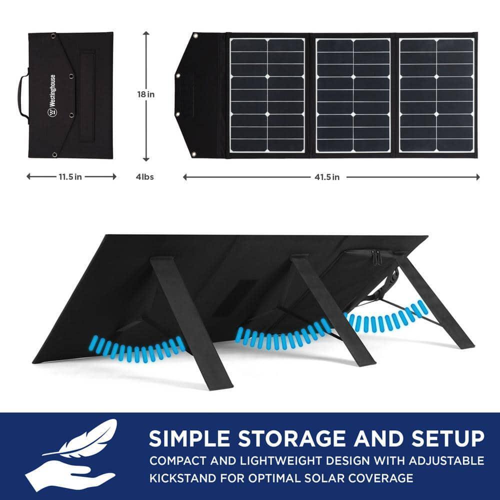 Westinghouse Solar Panel Portable 60-Watt for iGens Portable Power Stations