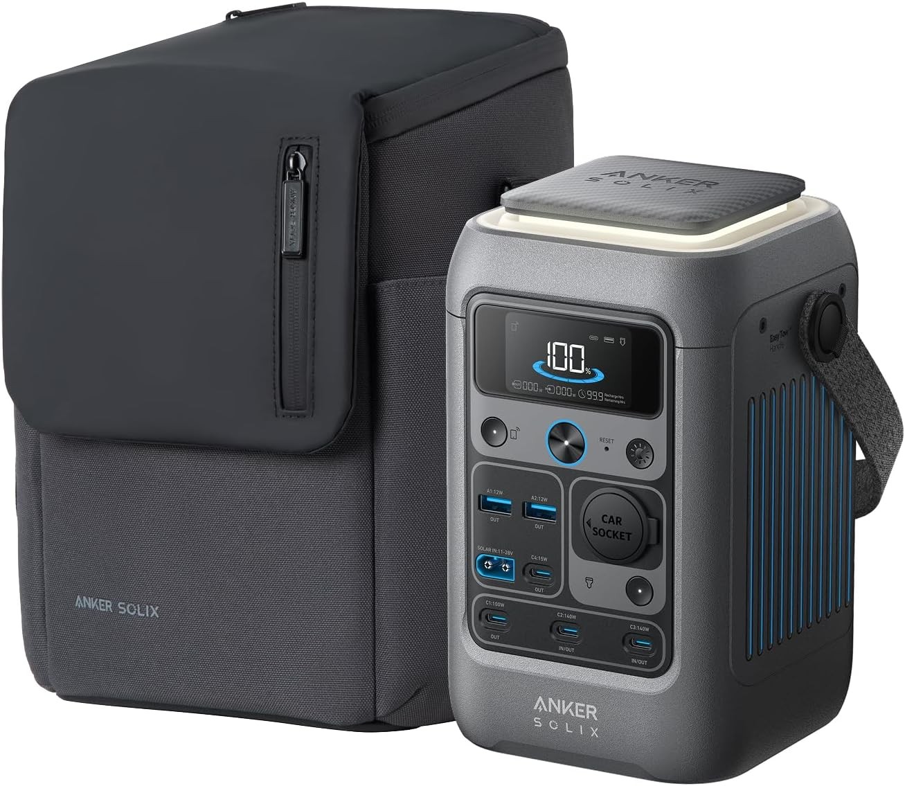 Power Bank Station C300 LiFePO4 288Wh Bag Set