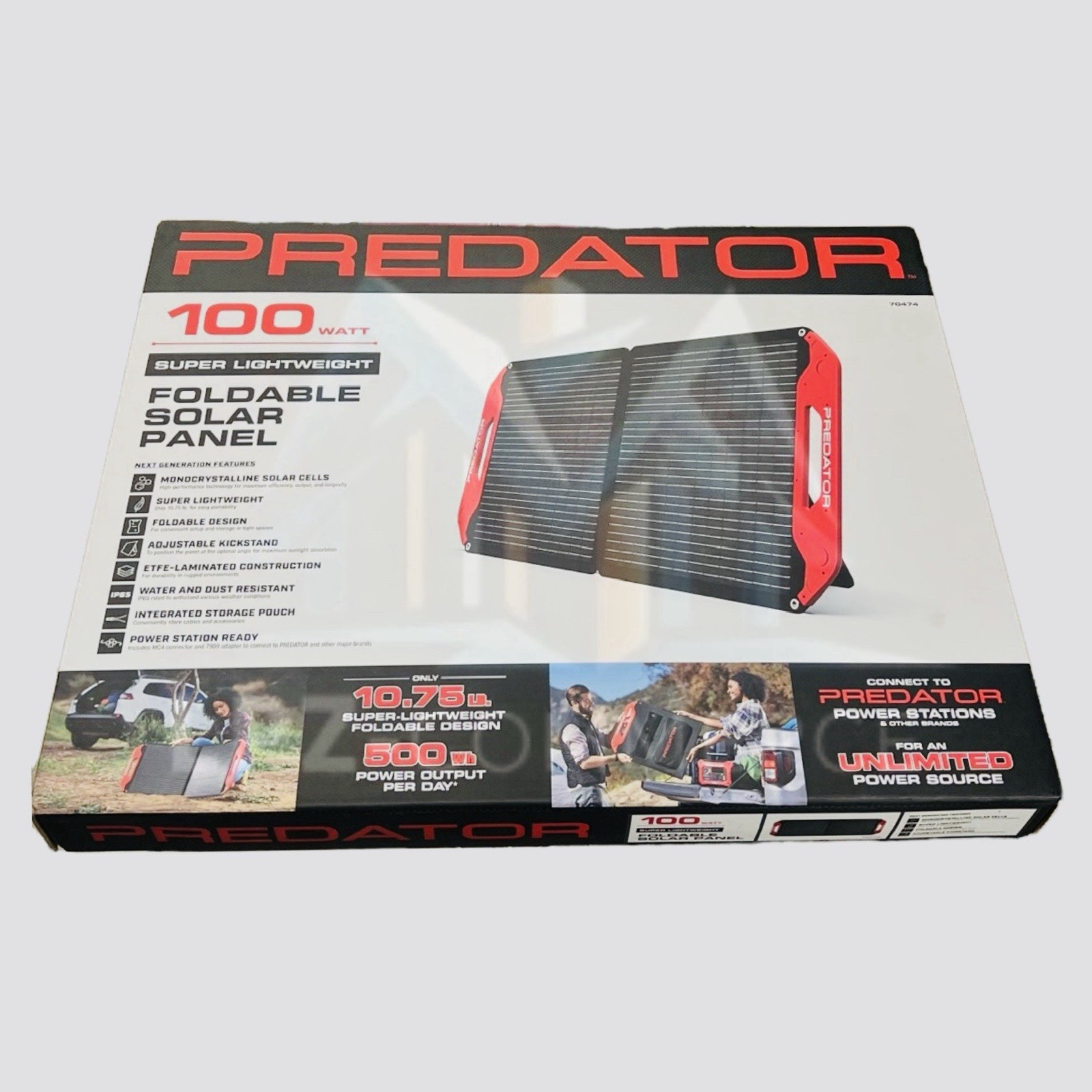 PREDATOR 100 Watt Super Lightweight Foldable Solar Panel