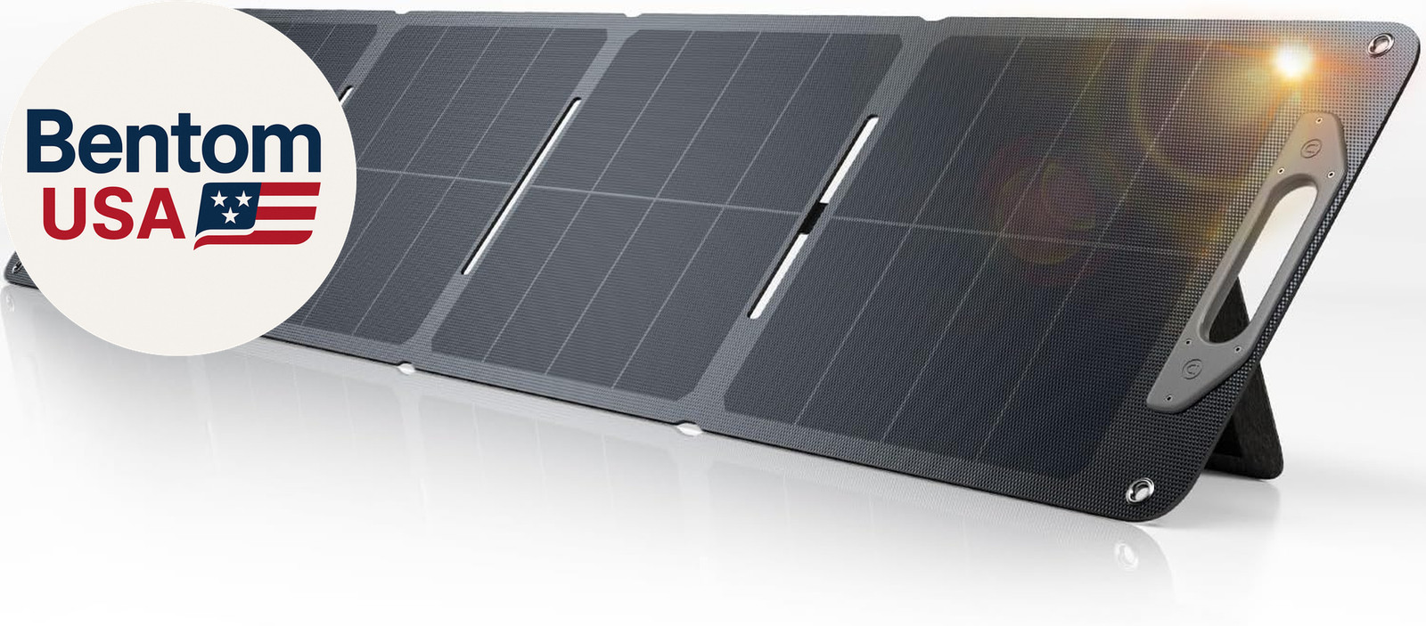 120W Portable Solar Panel for Power Station Generator, Ultra Light 5.7Lbs, 25% H