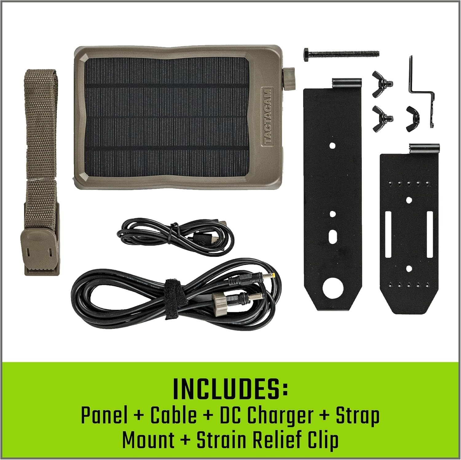 Reveal Solar Panel for Cellular Trail Cameras – High Efficiency, USB Connecto…