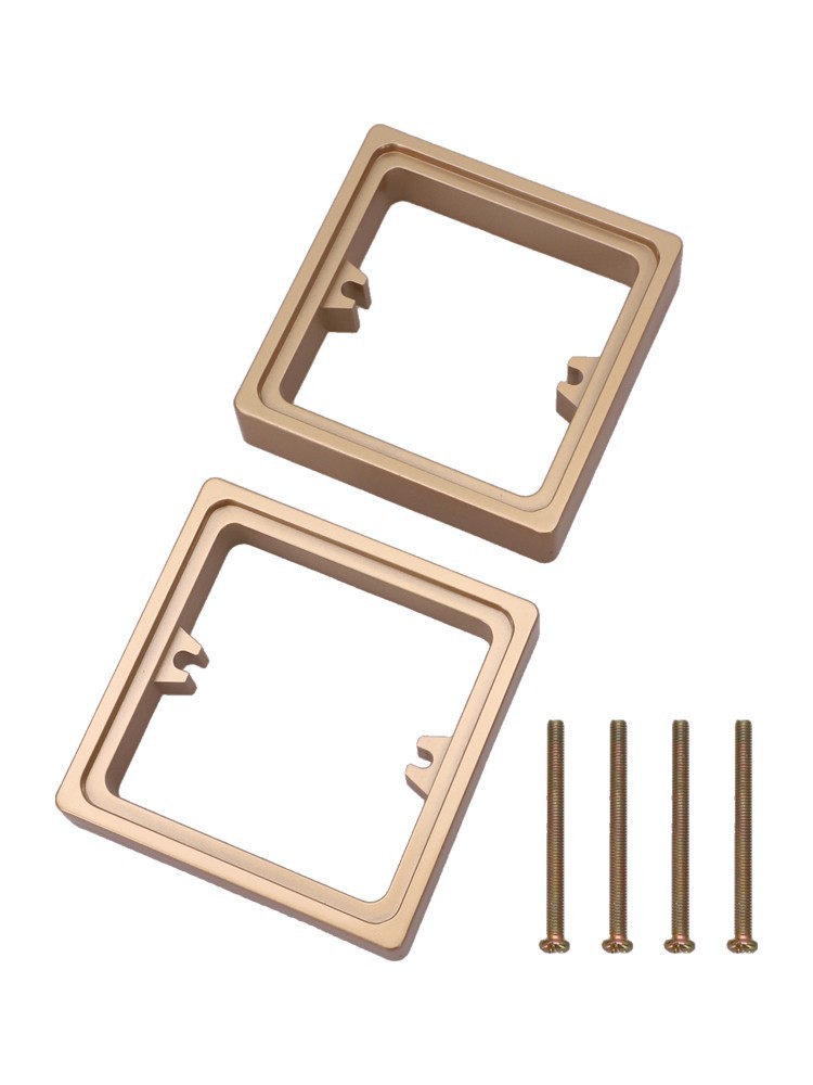 Single Gang Square Spacer Set of 2 with Installation Screws for Easy Setup