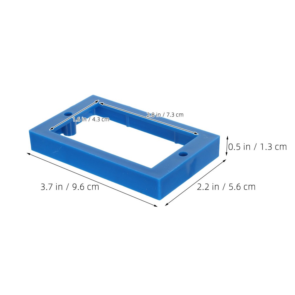 6pcs Single Gang Receptacle Outlet Box Extenders with Screws, Receptacle