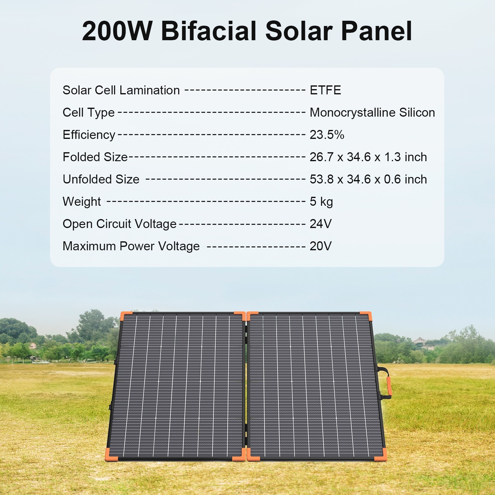 Flexible Solar Panel 100W 200W 400W for Ecoflow Bluetti Power Station Charging