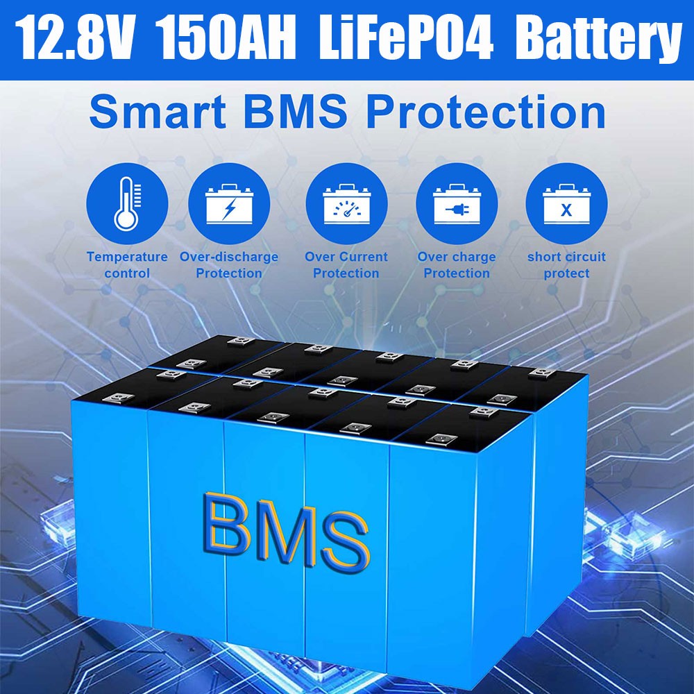 LiFePO4 Deep Cycle Lithium Battery 12V/24V/48V 150Ah 300Ah 450Ah 600Ah For RV