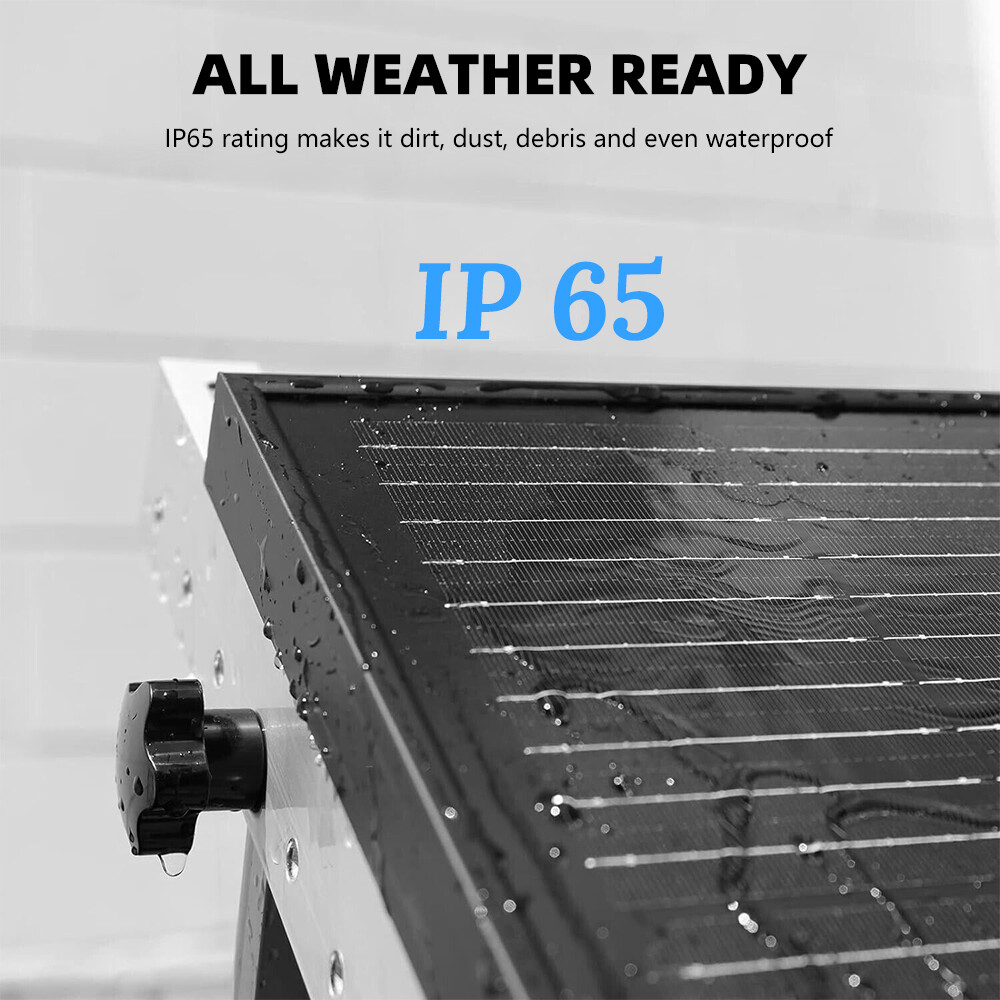 200W/120W Mono Solar Panel Kit 12V for Power Station RV Van Motorhome Camping