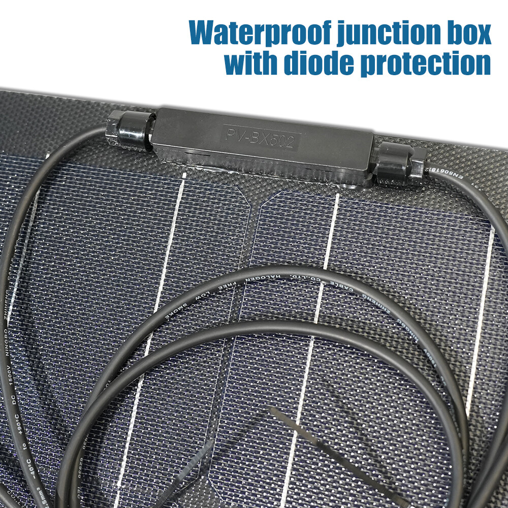 200W Mono Flexible Solar Panel 12v Portable Power Charge Camping Home RV Battery