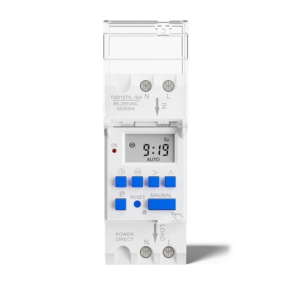 16A 3200W Timer Switch with Sunrise Sunset Control TM919TK for Everyone