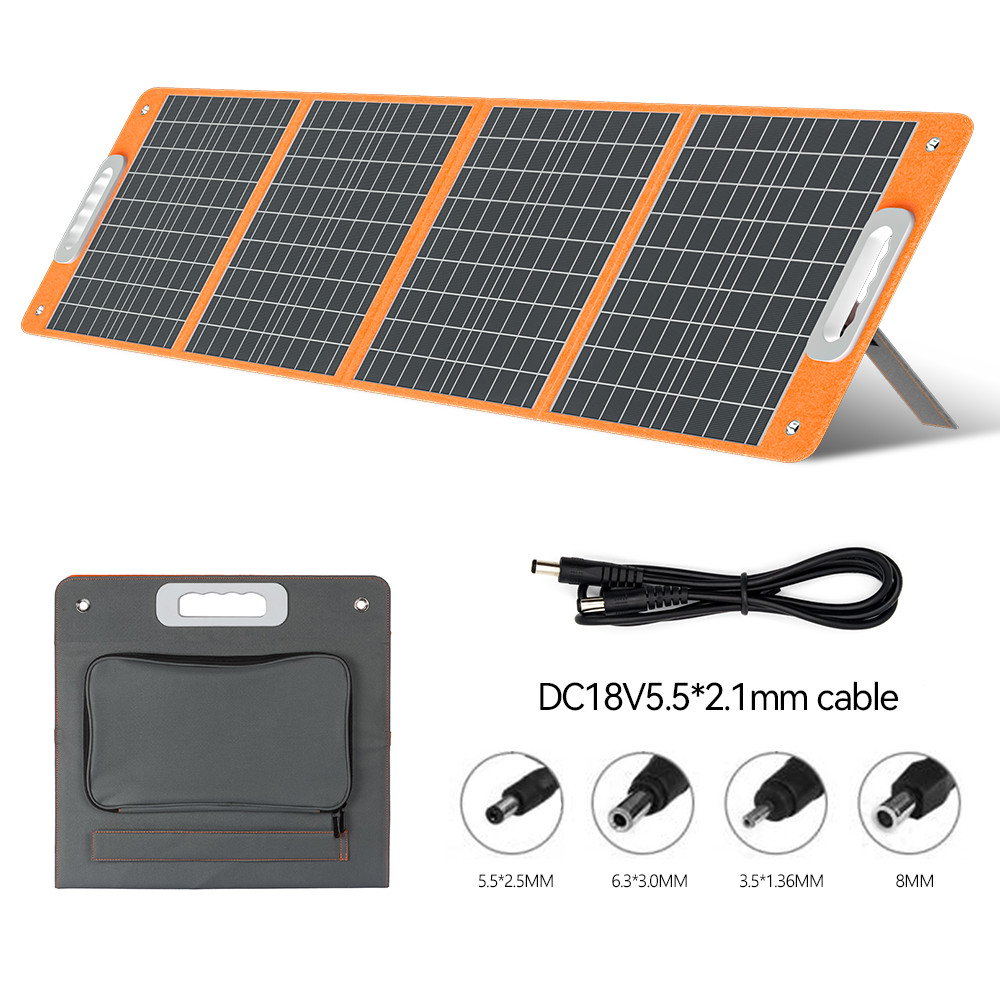 FlashFish 300W Portable Power Station Generator RV Li-ion with 100W Solar Panel