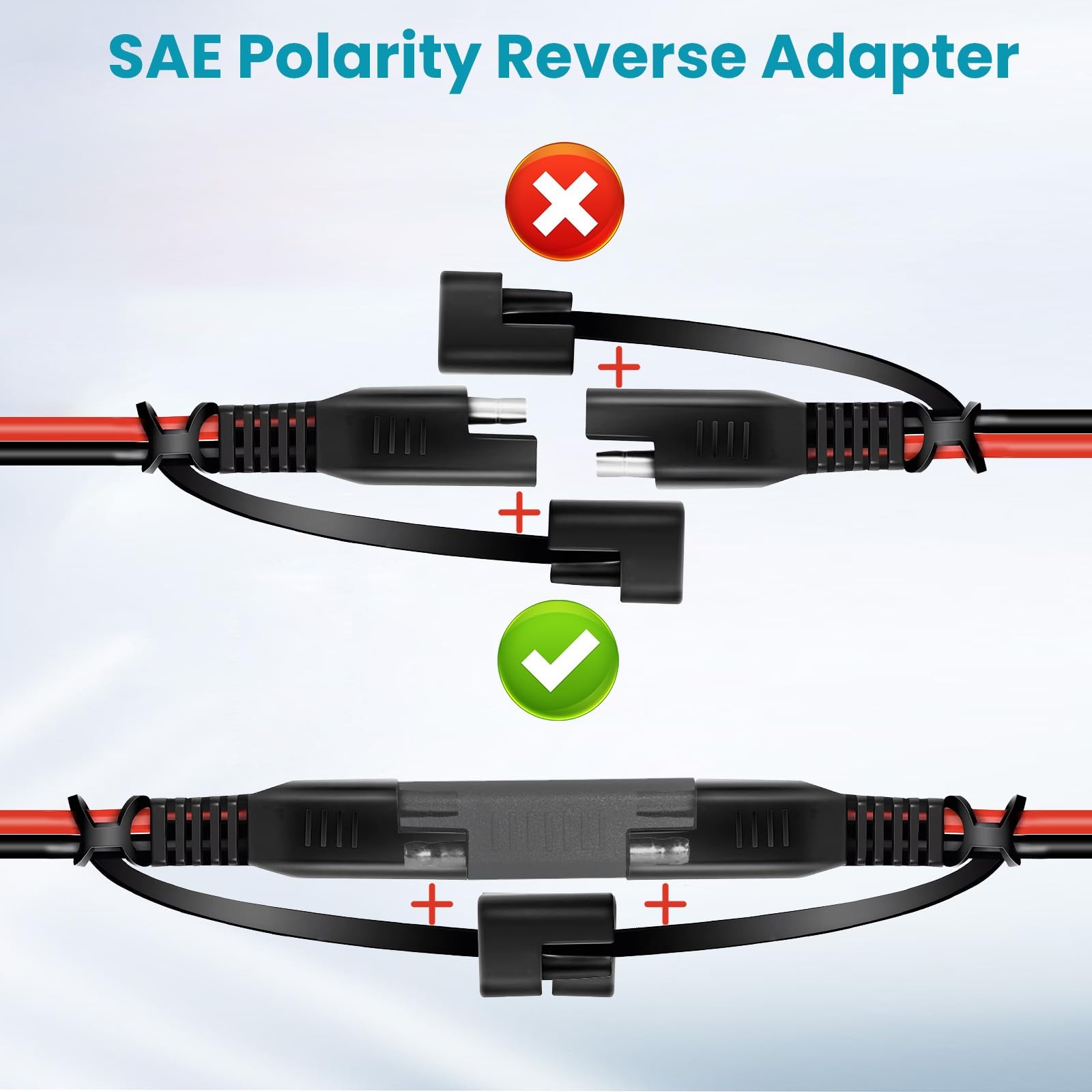 SAE Extension Cable, Battery Tender Extension Cable for Motorcycle/Motorbike/…